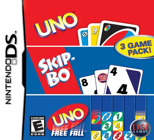 3 Game Pack! - Uno & Skip-Bo & Uno Free Fall (Europe) (En,Fr,De,Es,It)